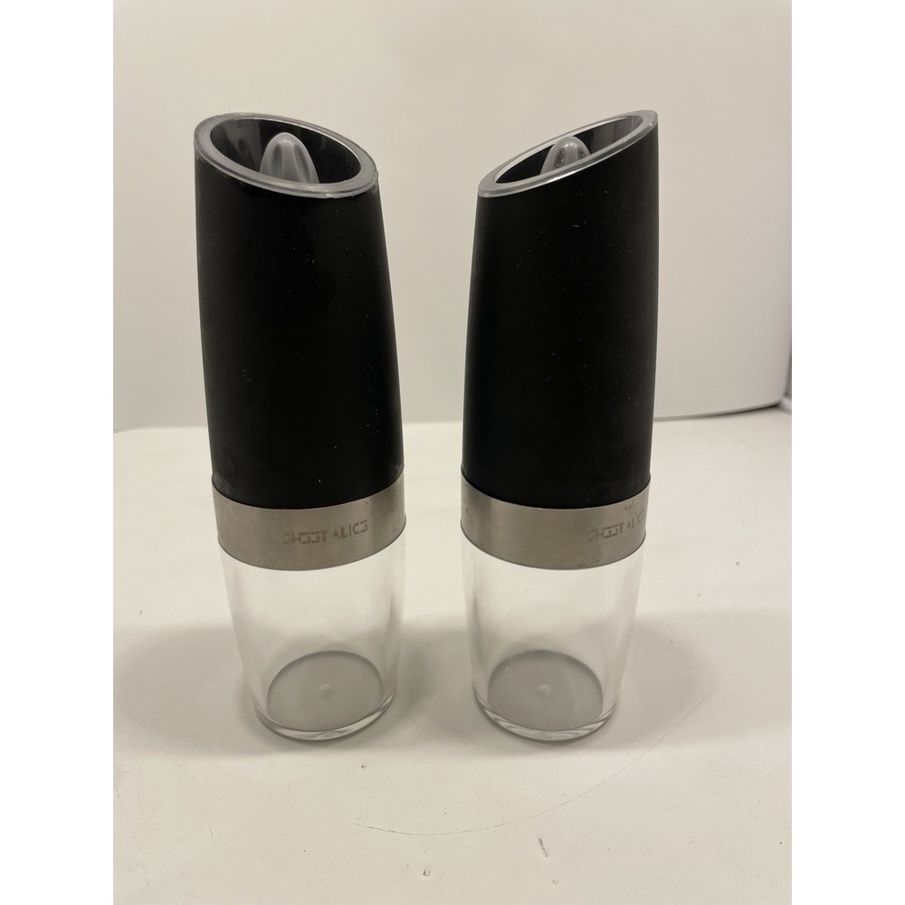 Gravity Electric Salt and Pepper Grinder Set Battery Operated Automatic Mills